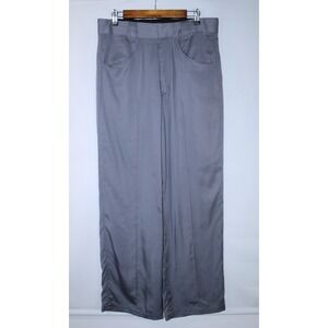 Monitaly Men's Size 34 Gray Lyocell Pants